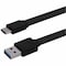 Monoprice USB Cable, 6 ft Overall L., Black 41941 - alternate 1