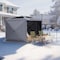 Vevor 6 Sided Pop up Gazebo Screen Tent Removable Top 12x12 ft for 8-10 Persons FY12X12Smoky Gray-6 - alternate 4