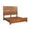 Homeroots Three Piece Brown Solid Wood Bedroom Set 636252 - alternate 8