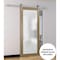 Sartodoors Sturdy Barn Door Frosted Glass with Hardware Planum 2102 30x84 Solid Core Modern Interior PLANUM2102BD-S-HA-3084 - alternate 4