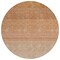 Homeroots 8' Copper And Beige Round Ombre Washable Indoor Outdoor Area Rug 595825 - alternate 3
