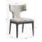 Manhattan Comfort Eloria Wood Chenille Side Chair in Taupe - Set of 2 DC1622-2 - alternate 5
