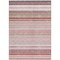 Homeroots 3' X 5' Pink Blush And Burgundy Striped Washable Indoor Outdoor Area Rug 614821 - alternate 3