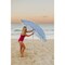 Picnic Time Family Of Brands 5.5 Ft. Portable Beach Umbrella, Blue Athens Pattern 822-00-337-000-0 - alternate 6