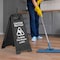 Gritt Commercial Black Caution Wet Floor Sign, Pack of 3, 3PK GRI184-BLK-3PK - alternate 5