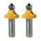 Powertec R3/8 in. Roundover Router Bit, 1-1/4 in. Cutting Diameter, 1/2 in. Shank, 5/8 in. Depth, 2PK 73049-P2N - alternate 1