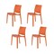Lagoon Sensilla Resin Stackable Dining Chairs, 4PK 7052YB-SSLGA - alternate 1
