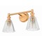 Z-Lite Auden Modern Gold 2 Light Vanity 7704-2V-MGLD - alternate 5