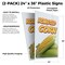 Signmission Roasted Corn, Plastic Signs Only 24 Inch x 36 Inch, Corrugated Plastic, 2PK CSB-2436-2PACK-Roasted Corn - alternate 2