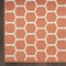 Homeroots 10' Coral And White Geometric Indoor Outdoor Runner Rug 564058 - alternate 6