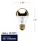 Bulbrite 60-Watt G25 Incandescent Light Bulb Medium Base (E26) Half Chrome 2700K, 6PK 862025 - alternate 6