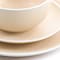 Spice By Tia Mowry Creamy Tahini 12 Piece Stoneware Dinnerware Set in Matte Orange 88204.12R - alternate 3