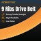 Powertec Planer Drive Belt for DeWalt DW734 - Replacement Ribbed Belts 429962-08, 4PK 72077-P2N - alternate 2