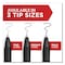 Sharpie S-Gel High-Performance Gel Pen, Retractable, Medium 0.7 mm, Black Ink, Black Barrel, PK12 PK 2096159 - alternate 7