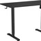 Homeroots Adjustable Black Wood and Stainless Steel Standing Desk 723774 - alternate 6