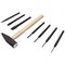 Performance Tool 8 pc. Hammer and Punch Set, Machinist Hammer, Cold Chisels, Pin Punches M7046 - alternate 1