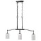 Nuvo Liam, 3 Light Island Pendant, Matte Black, White Opal Glass 60/8218 - alternate 3