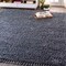 Jonathan Y Mercer Shag Plush Tassel Denim Blue 5 ft. x 8 ft. Area Rug MCR100C-5 - alternate 1