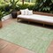 Homeroots 10' X 14' Artichoke Green And Ivory Damask Washable Indoor Outdoor Area Rug 603496 - alternate 1