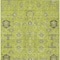 Homeroots 9' X 12' Artichoke Green And Fern Green Oriental Washable Indoor Outdoor Area Rug  582054 - alternate 7