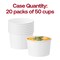 Smarty Had A Party 8 oz. Squat Paper Soup Cups, 1000PK 608-CASE - alternate 3
