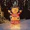 Sunjoy 57 Inch Christmas Lighted Drumming Bear with LED Lights D116020900 - alternate 1