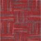 Homeroots 3' X 5' Red And Brown Geometric Washable Indoor Outdoor Area Rug 598298 - alternate 4