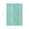 Homeroots 10' X 14' Aqua Teal Blue And Ivory Botanical Leaves Washable Indoor Outdoor Area Rug 581965 - alternate 4