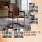 Leisuremod Svelta Elegant Wooden Dining Chair in Brown SC58BR - alternate 4