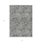Homeroots 8' X 10' Black And Ivory Abstract Washable Indoor Outdoor Area Rug 599691 - alternate 7