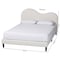 Baxton Studio Dalton Boucle Upholstered Platform Bed 259-14189-ZORO - alternate 3