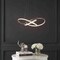 Jonathan Y Alexia 25" Abstract Integrated LED Metal Adjustable Pendant, Silver Painting JYL7219C - alternate 3