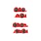 Tekton Phillips and Slotted Screwdriver Set w/Red Modular Organizers-8in Shanks, 7pc (#1-#3, 4-8mm) DWZ90126 - alternate 3