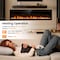 Edendirect 50 in. Insert-Type Electric Fireplace in Black, with Remote, 8H Timer, 5-Speed Flames ZR-WT-F50 - alternate 5
