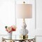 Jonathan Y Anya 20.5" Mini Glass LED Table Lamp, Black/White JYL1028D - alternate 4