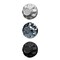 Dicor 5 Lug, 4-1/2", Chrome Plated, ABS Plastic, Locking Style TAC545-CC - alternate 2
