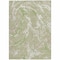 Homeroots 9' X 12' Artichoke Green And Ivory Abstract Washable Indoor Outdoor Area Rug 600064 - alternate 4