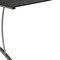 Homeroots 59" Espresso Wood and Stainless Steel L Shape Computer Desk With Two Drawers 723746 - alternate 4