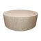Homeroots 48" Natural Solid Wood Round Distressed Coffee Table 569552 - alternate 6