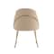 Manhattan Comfort Gracie Dining Chair in Tan and Gold DC100-GTN - alternate 3