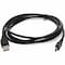 Add-On 6FT USB 2.0 A MALE TO MINI-USB 2.0 B MALE BLACK CABLE USB2MINIUSB6 - alternate 5