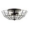 Jonathan Y Theo 15.5" 2-Light Farmhouse Rustic Iron/Glass LED Semi Flush Mount, Oil Rubbed Bronze/Clear JYL9928A - alternate 1