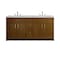 James Martin Vanities Bellshire 72" Double Vanity, Honey Oak w/ 3 CM Ethereal Noctis Silestone Top 660-V72-HNO-3ENC - alternate 1