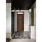 Vdomdoors Front Exterior Prehung Metal-Plastic Door, Manux 8112 Walnut, Top Sidelite Transom, Office Commerci MANUX8112EXD-WLN-W36xH80+14-RH - alternate 3