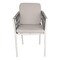 Newtechwood Aluminum Cushion Wicker Chair Matte White OD-ROC-831-MW - alternate 3