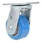 Vestil Polyurethane Swivel Caster 4 In. Diameter x 2 In. Width 617 Lb. Capacity Light Blue/Gray CST-KB-4X2PUP-S - alternate 5