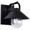 Nuvo Ridge, Small Outdoor Lantern, Black Finish, Clear Seeded Glass 60/8540 - alternate 6
