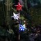 Alpine Multicolored Acrylic/Metal 33 in. H X 6 in. L X 4 in. W Patriotic Solar Garden Stake SOT865BB-TM - alternate 2