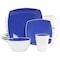 Gibson Elite Soho Lounge 16 Piece Stoneware Dinnerware Set in Cobalt 131782.16R - alternate 1