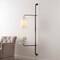 Jonathan Y Andre 11.5" 1-Light Contemporary Industrial Iron Plug-In w/Adjustable White Marble Table LED Sconce,  JYL1304A - alternate 7